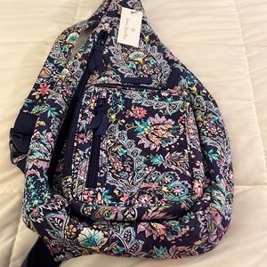 Vera Bradley Sling Backpack in Beautiful French Paisley Pattern.